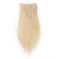 straight clip in human hair extension made in china QM073